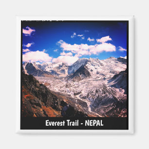 Everest trail uitzichten, Sagarmatha, Trek - Nepal Magneet