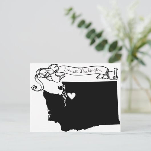 Everett Briefkaart (Staand voorkant)