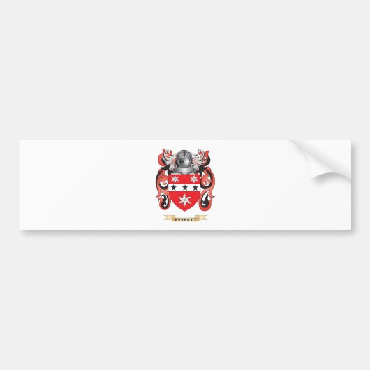 Everett Coat of Arms Bumpersticker (Voorkant)