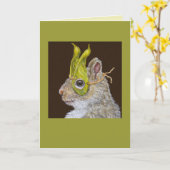 Everett de eekhoorn kaart (Gele Bloem)