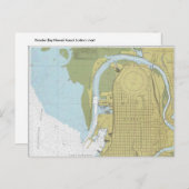 Everett Harbour Washington Puget Sound briefkaart (Voorkant / Achterkant)