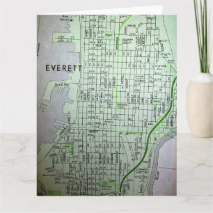 Everett,  kaart WA
