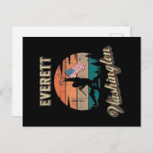 Everett Washington Briefkaart (Voorkant / Achterkant)