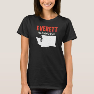 Everett Washington USA Travel Washin T-shirt