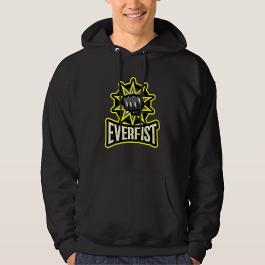 Everfist Pun Mma Muay Thai Jiu Jitsu Fighting Boxi Hoodie (Voorkant)
