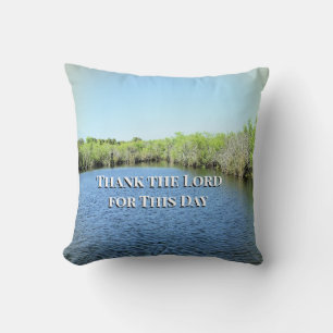 Everglade Dawn Gratitude Canvas Kussen