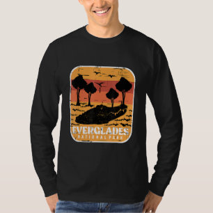 Everglades Alligator Nationaal Park Moerassen Flor T-shirt