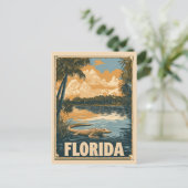  Everglades Alligator reizen Briefkaart (Staand voorkant)