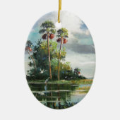 Everglades Art Keramisch Ornament (Voorkant)