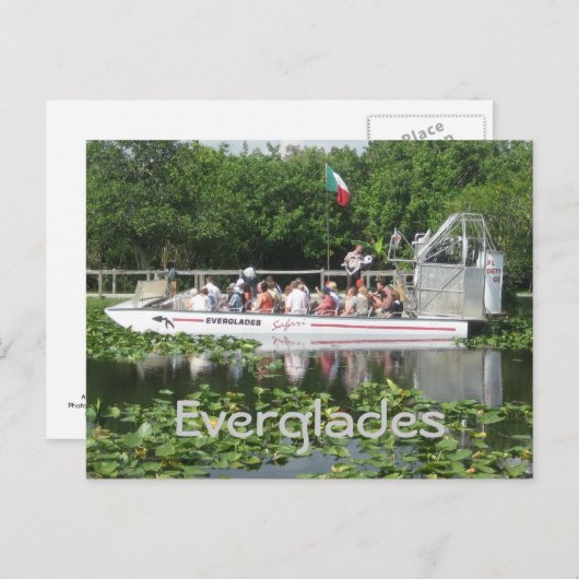 Everglades Briefkaart (Voorkant / Achterkant)