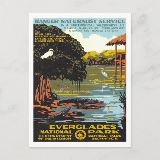 Everglades Briefkaart (Voorkant)
