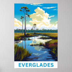 Everglades Florida Reisprint Poster