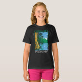 Everglades National Park Florida Distress Retro T-shirt (Voorkant volledig)