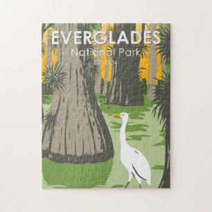 Everglades National Park Florida Egret  Legpuzzel