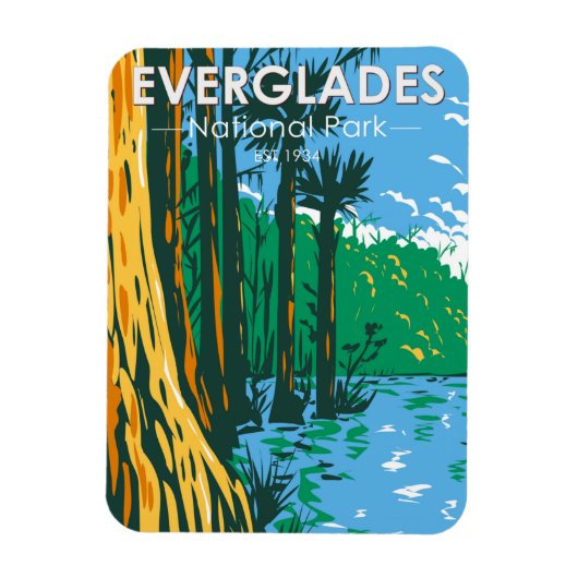 Everglades National Park Florida  Magneet (Verticaal)