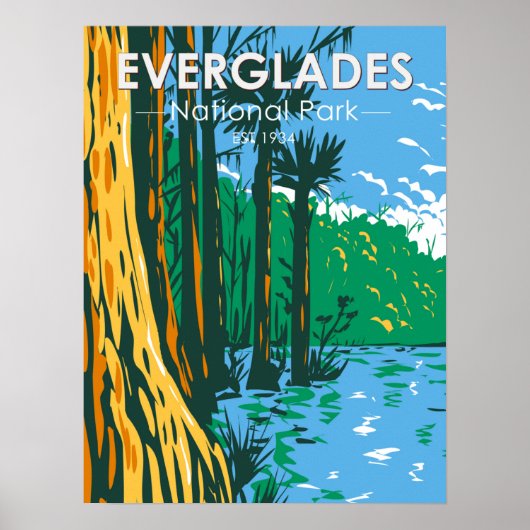 Everglades National Park Florida  Poster (Voorkant)