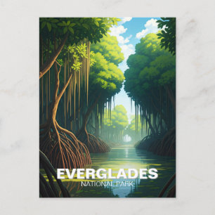 Everglades National Park Florida Reizen Briefkaart