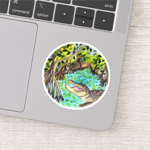 Everglades National Park Florida Waterverf Sticker