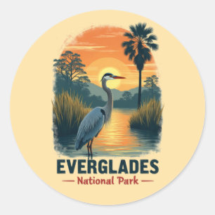 Everglades National Park Ronde Sticker