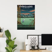 Everglades National Park Travel Poster (Thuiskantoor)