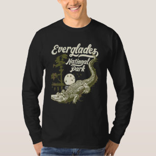 Everglades National Park Vintage Krokodil Alligato T-shirt