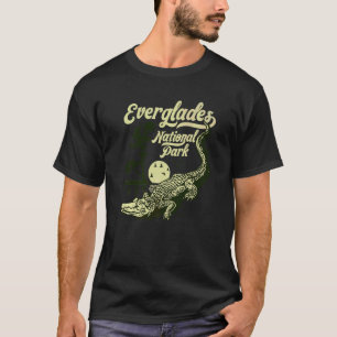 Everglades National Park Vintage Krokodil Alligato T-shirt