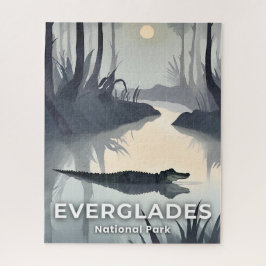 Everglades National Park | Watercolor Alligator Legpuzzel