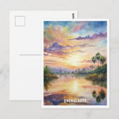 Everglades National Park Waterverf Schilderij Briefkaart (Voorkant / Achterkant)