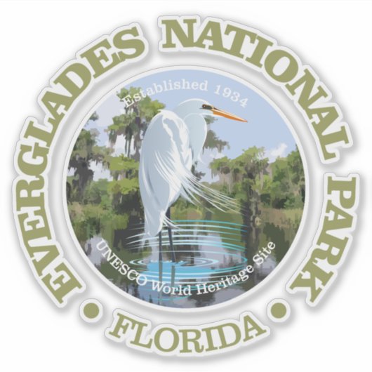 Everglades NP Sticker (Voorkant)