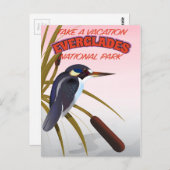 Everglades vintage-poster. briefkaart (Voorkant / Achterkant)