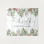 Evergreen Baby het is koud buiten Wandkleed (Voorkant (horizontaal))