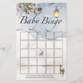 Evergreen baby shower baby bingo (Voorkant)