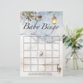 Evergreen baby shower baby bingo (Staand voorkant)