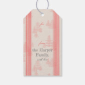 Evergreen Bossen Cadeaulabel (Achterkant)