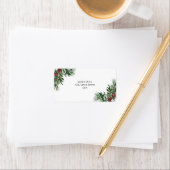 Evergreen branch etiket (Insitu)
