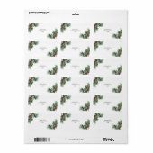 Evergreen branch etiket (Full Sheet)