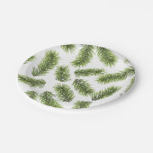 Evergreen Branch Pattern Papieren Bordje (Gekanteld)