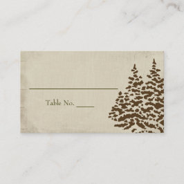  Evergreen Bruiloft Zitplaatsen Kaarten Plaatskaartje