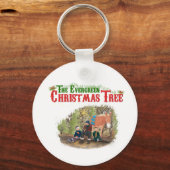 Evergreen Christmas Tree Keychain  (Voorkant)