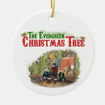 Evergreen Christmas Tree Ornament 