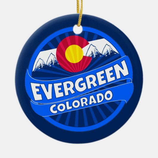 Evergreen Colorado burst ornament (Voorkant)