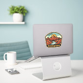 Evergreen, Colorado Sticker (Laptop op bureau)