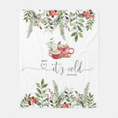 Evergreen cozy baby de kou buiten fleece deken (Voorkant)