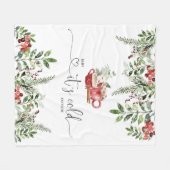 Evergreen cozy baby de kou buiten fleece deken (Voorkant (Horizontaal))