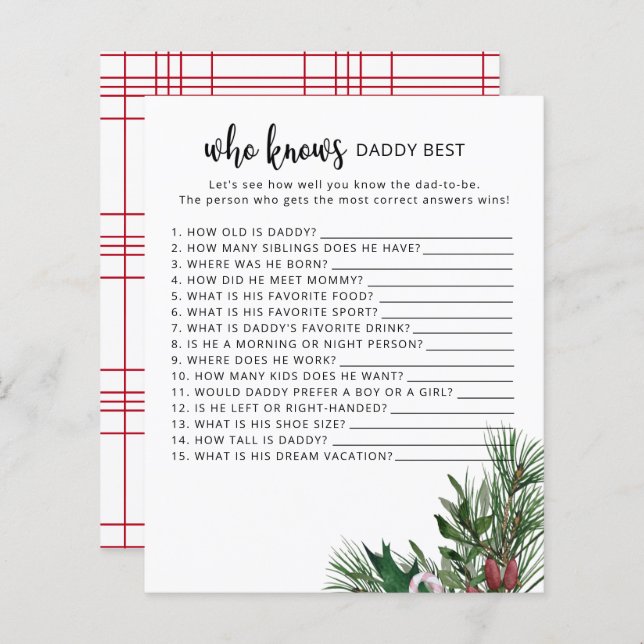 Evergreen die het beste pappa-spel kent (Voorkant / Achterkant)