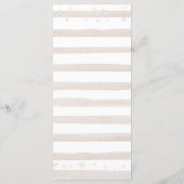 Evergreen Dier Winter Onederland Verjaardag Menu (Achterkant)