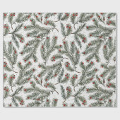 Evergreen Elegance Cadeaupapier (Vlak)