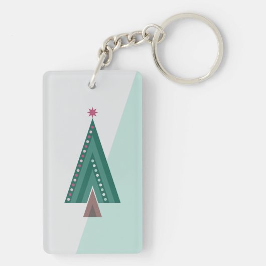 Evergreen Elegance Tree Sleutelhanger (achterkant)