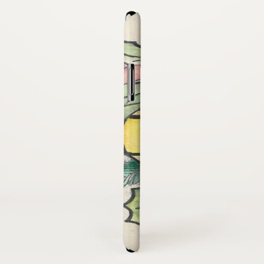 Evergreen en Gold iPhone Case (Achterkant / rechts)