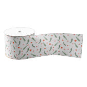 Evergreen en Red Holiday Grosgrain Lint (Spoel)